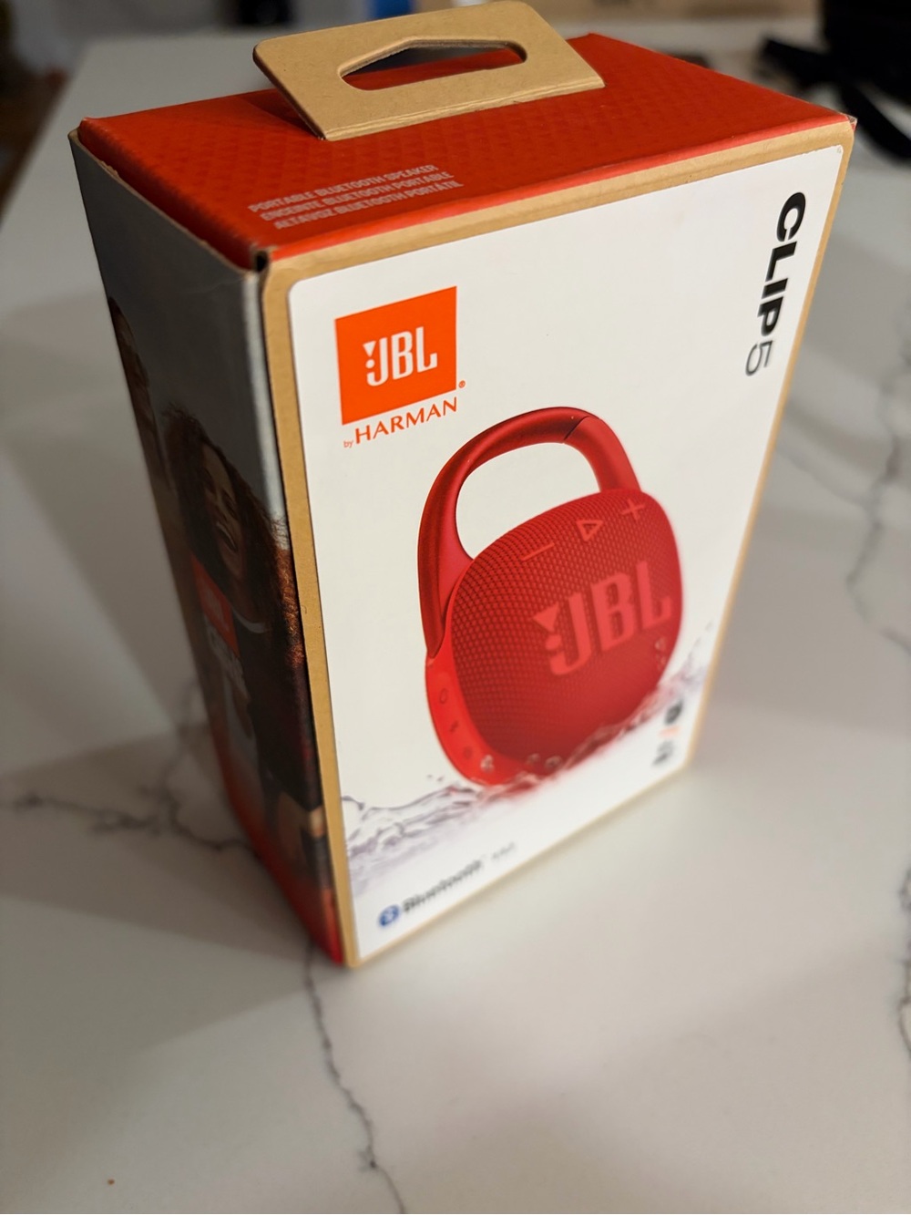 JBL Clip 5 Bluetooth Speaker - Red